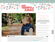 Tablet Screenshot of daletiempoaljuego.com